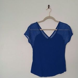 Express blue top